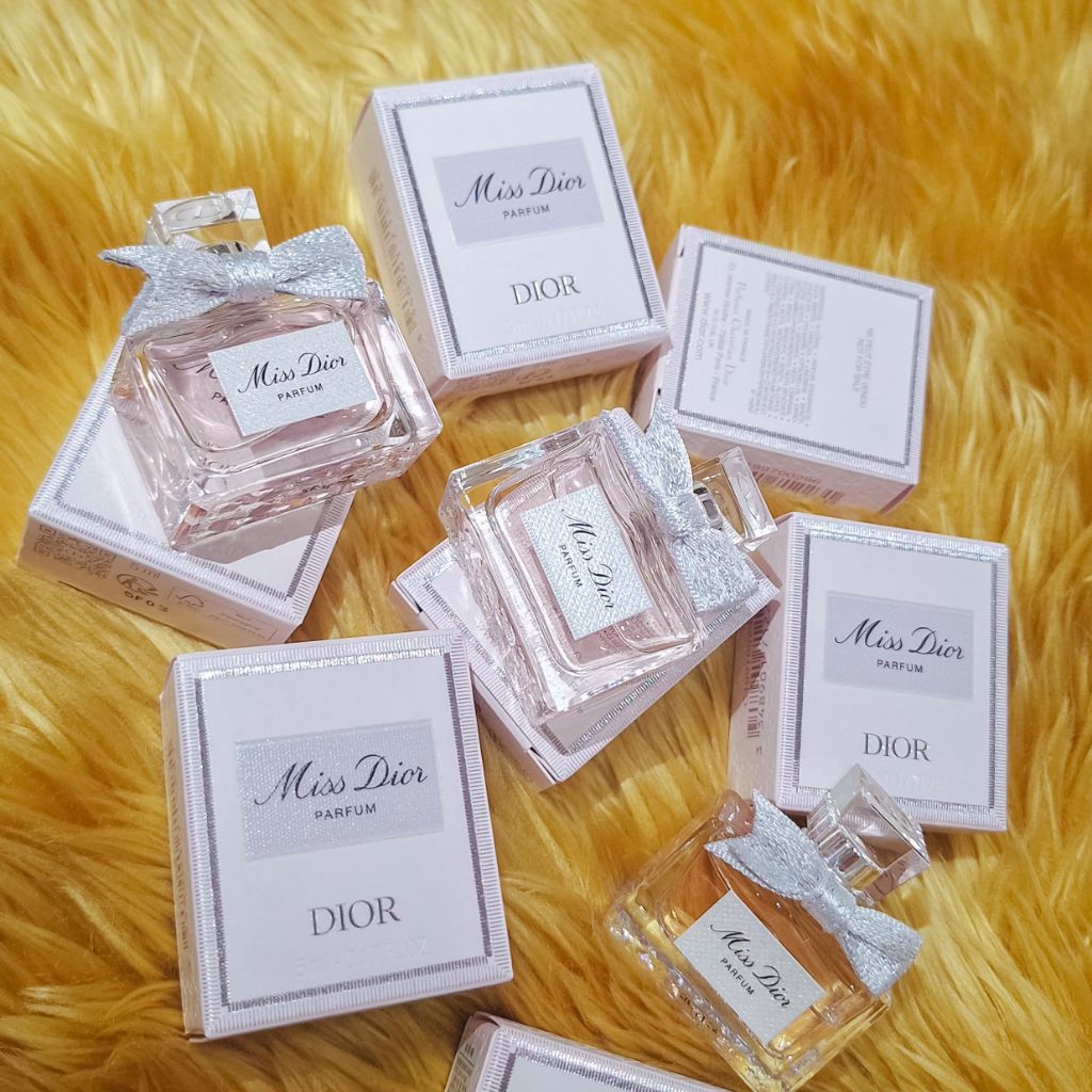 🩷🌸DIOR น้ำหอม Miss Dior Eau de Parfum ขนาดพกพา หัวแต้ม 5 ml กลิ่นหอมของดอกไม้ สดชื่น🌸🩷