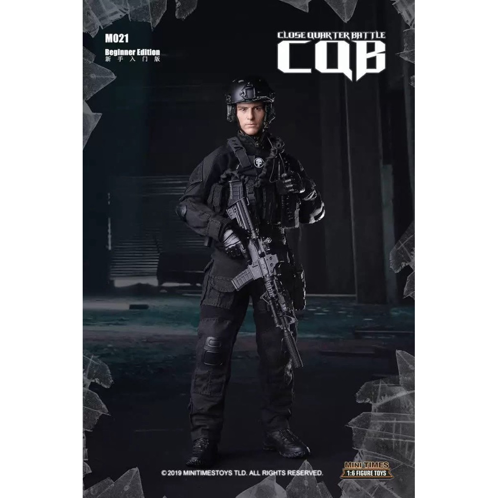 【Pre-Order】 MINI TIMES M021 – CQB Tactical Unit (Beginner Edition) 🕶️⚡ Black Ops Style | 1:6 Scale