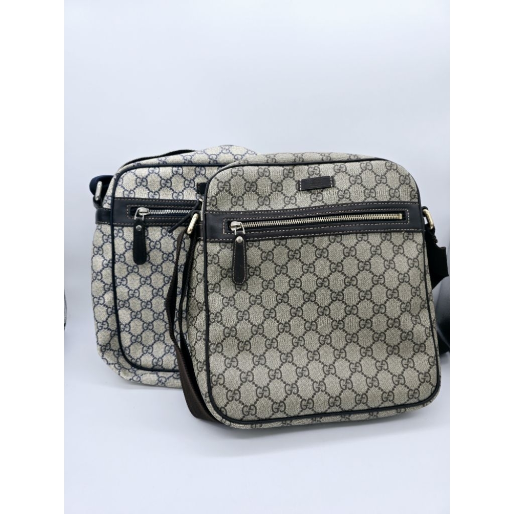 กระเป๋ากุดชี่ ของแท้ GG ผู้ชาย crossbody แคนวาสผ้า และผ้าใบ รับประกันทุกใบ