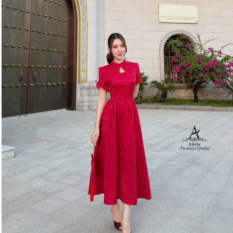 ALICIA Dressตรุษจีนกี่เพ้าประยุกต์