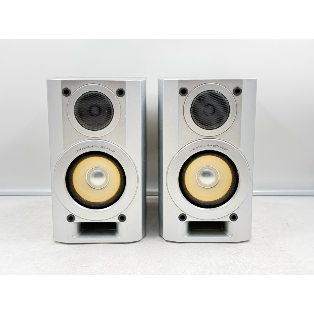 BH139 ลำโพงญี่ปุ่นมือสอง 1 คู่ (869) PANASONIC SB-PM70 60W 6 โอห์ม Woofer 3.5 นิ้ว Size ตู้ 15.5x23.