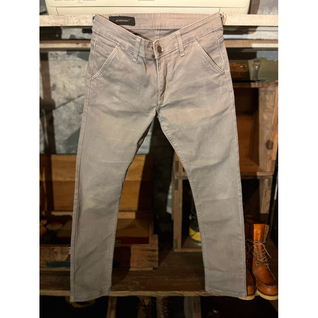 กางเกงชิโน Jack Russel Ordinary Chinos – Grey / Size 32