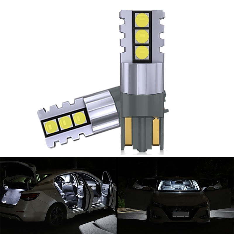 หลอดไฟเลี้ยว LED T10 9v-30v 3030 6SMD สว่างมาก อุปกรณ์เสริม สําหรับติดป้ายทะเบียนรถยนต์ รถจักรยานยนต