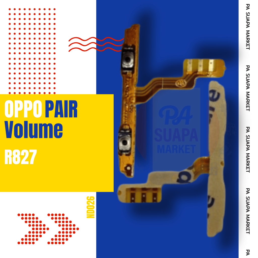 Piar เพิ่ม ลดเสียงVolume OPPO R827