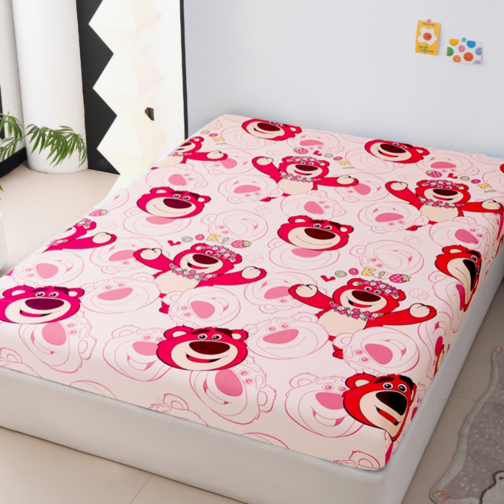 ผ้าปูที่นอน 3ฟุต/3.5ฟุต/5ฟุต/6ฟุต กันไรฝุ่น ผ้าปูที่นอนอย่างเดียว นอนสบาย ผ้าปูที่นอนรัดมุม การ์ตูน ผ้าปูที่นอนไร้ฝุ่น - รูปที่ 5