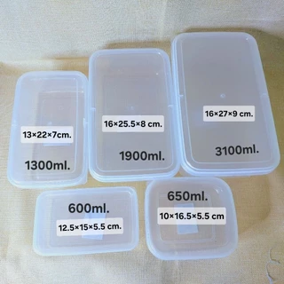 ราคาถูก กล่องพลาสติกใส กล่องถนอมอาหาร กล่องอเนกประสงค์ พร้อมส่ง