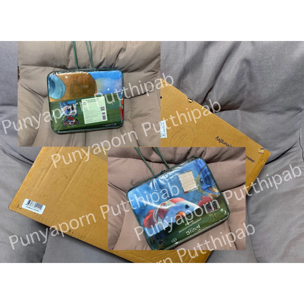 hometomyheart 🤍 ผ้าห่มStitch ผ้าห่มสติช 🥥🌴🌺💙