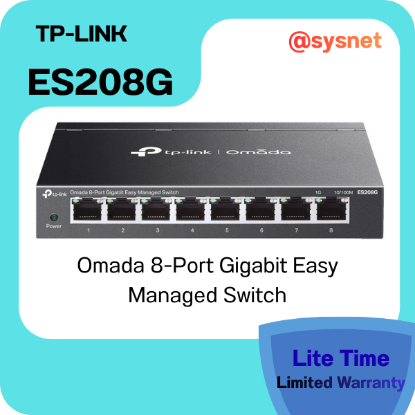 ES208G TP-LINK Omada 8-Port Gigabit Easy Managed Switch