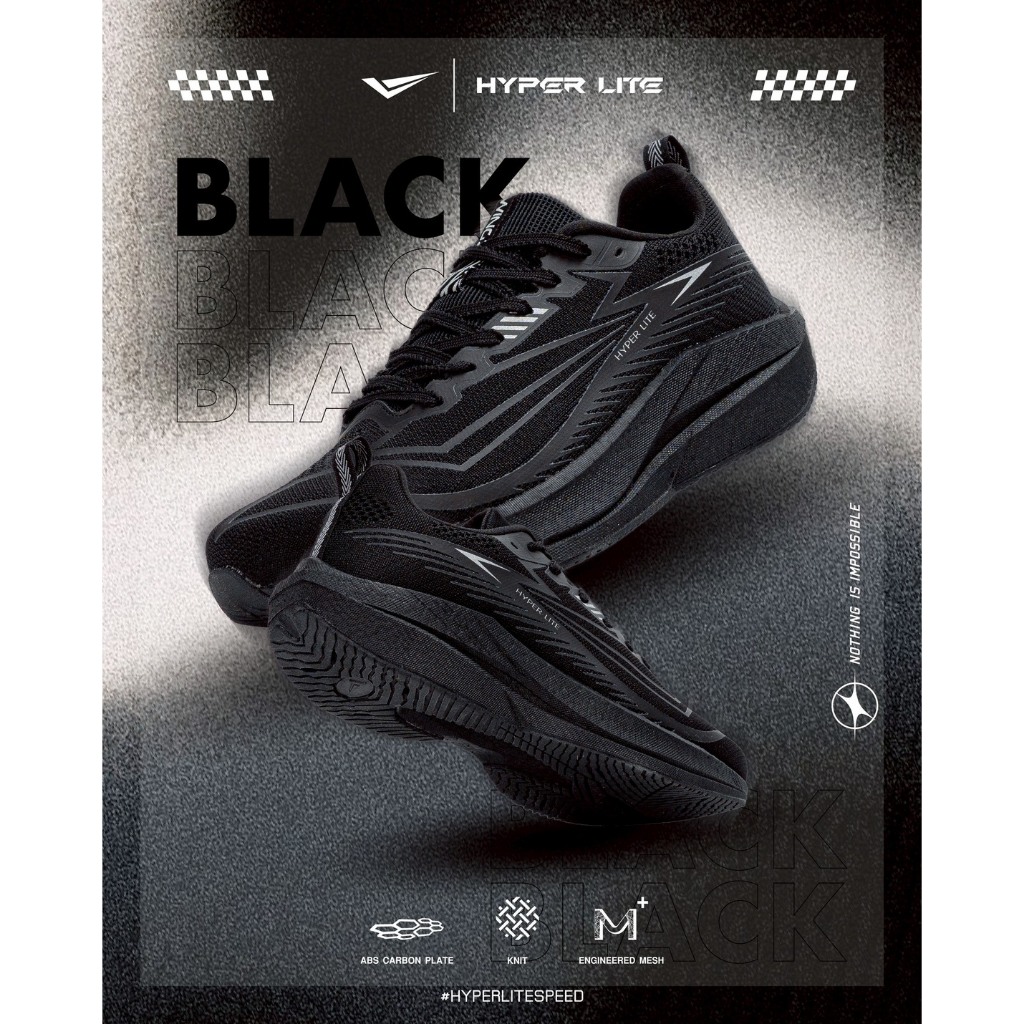พร้อมส่ง! รองเท้าวิ่ง Wingz Hyper Lite รองเท้าออกกำลังกาย น้ำหนักเบา โครงสร้างตาข่าย เเถมฟรีถุงเท้ารันนิ่ง 1 คู่