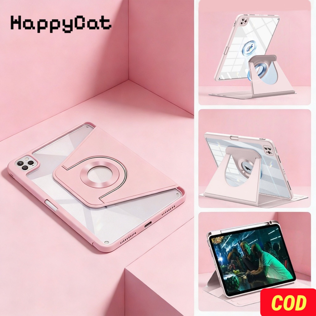 เคสไอแพด gen11 ไอแพดเจน10 ไอแพด Air5/4 iPad gen7/8/9 การหมุน 360 องศา อุปกรณ์แม่เหล็ก เคสไอแพด
