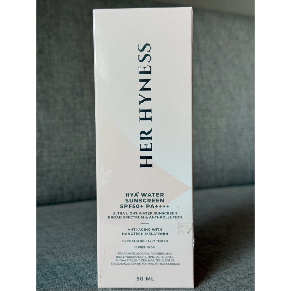 Her Hyness HYA+ WATER SUNSCREEN SPF50+ PA++++