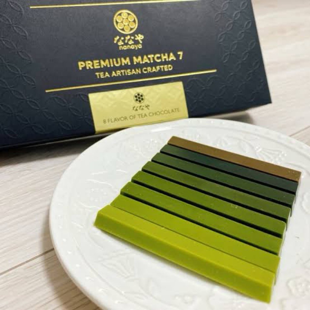 พร้อมส่ง Nanaya premium matcha chocolate & Hojicha 🇯🇵