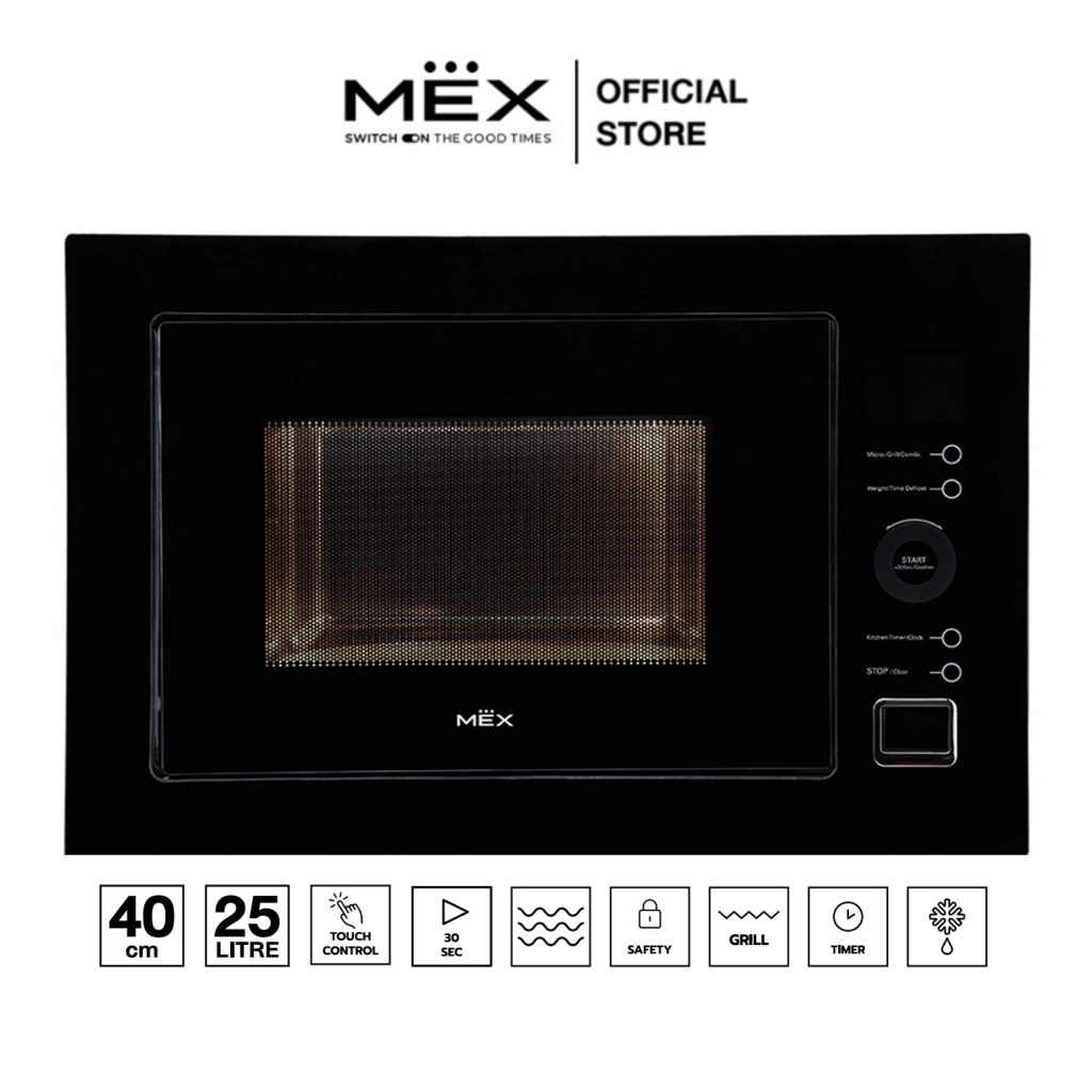 MEX เตาอบไมโครเวฟ รุ่น CM925BX (ความจุ 25 ลิตร) ชนิดติดตั้งในเฟอร์นิเจอร์