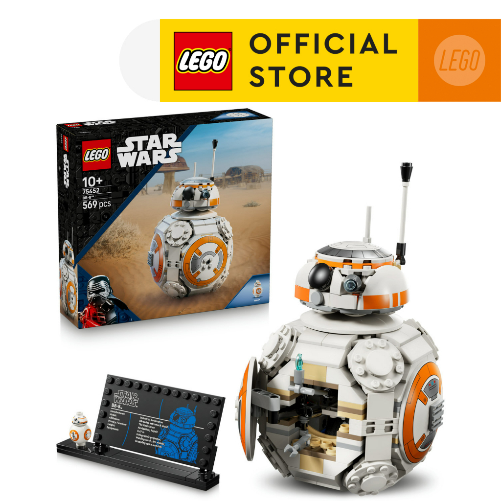 LEGO Star Wars 75452 BB-8 Astromech Droid (569pcs.), Building Blocks, Kids Toy
