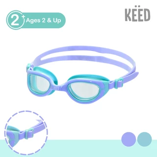 ✨NEW✨KEED : แว่นตาว่ายน้ำเด็ก เลนส์ใส มีตัวล็อคด้านข้าง เหมาะสำหรับน้องอายุ 2 ขวบขึ้นไป *0666*
