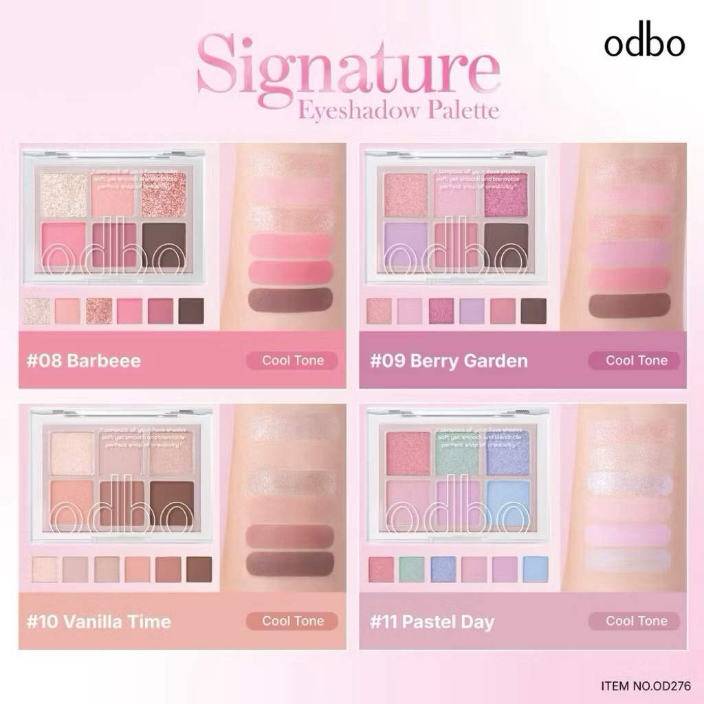 ODBO SIGNATURE EYESHADOW PALETTE - OD276 - รูปที่ 3