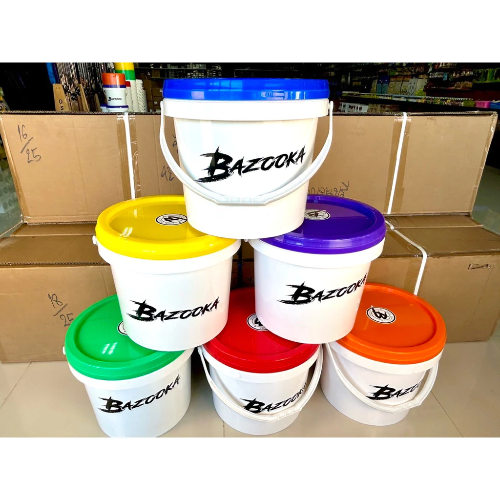ถังผสมเหยื่อBAZOOKA ขนาด15ลิตร