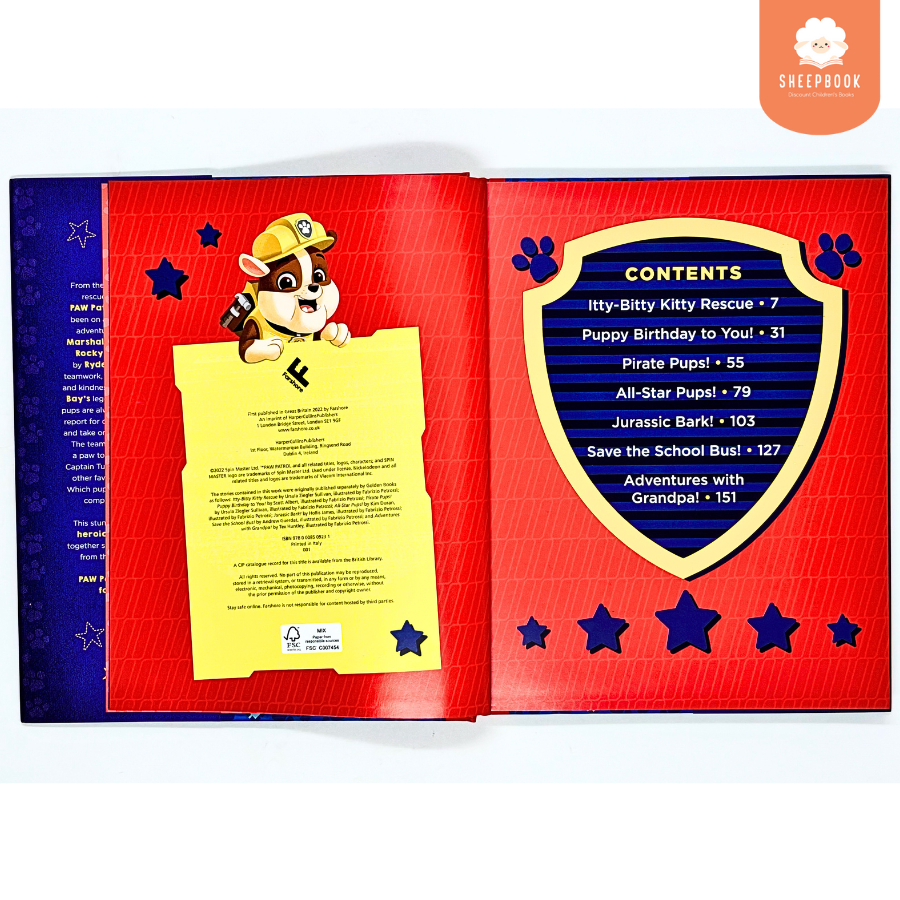 หนังสือ PAW Patrol Treasury: Story Collection  I3F1 ราคา ถูกที่สุด ดีลบีเคเค แกลเลอรีภาพที่ 2