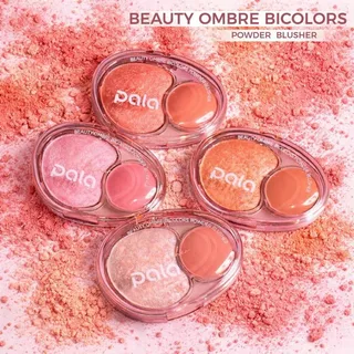 PALA บลัชออน(ทาตา ทาแก้ม) Beauty Ombre Bicolors Powder Blusher ปัดแก้ม แบรนด์ไทย มีอ.ย.ไทย