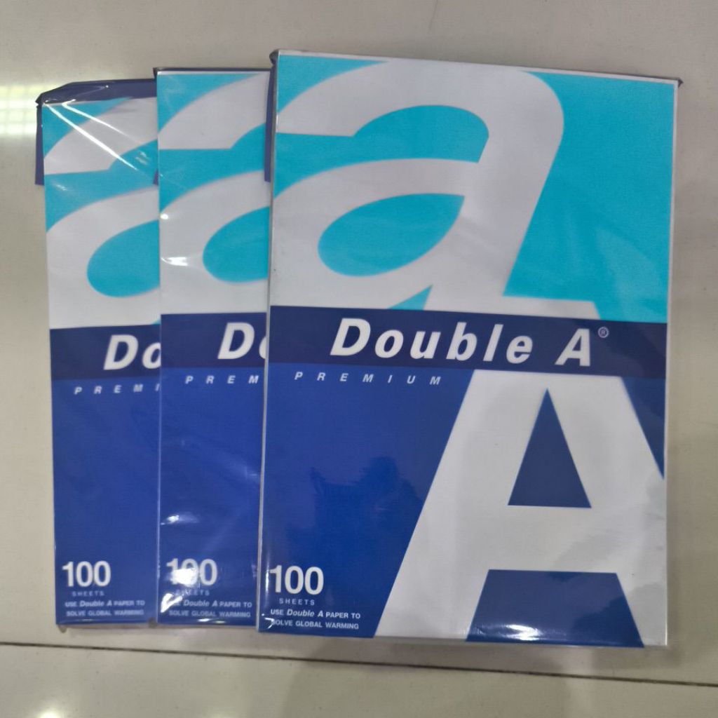 กระดาษ A4 Double A 100แผ่น