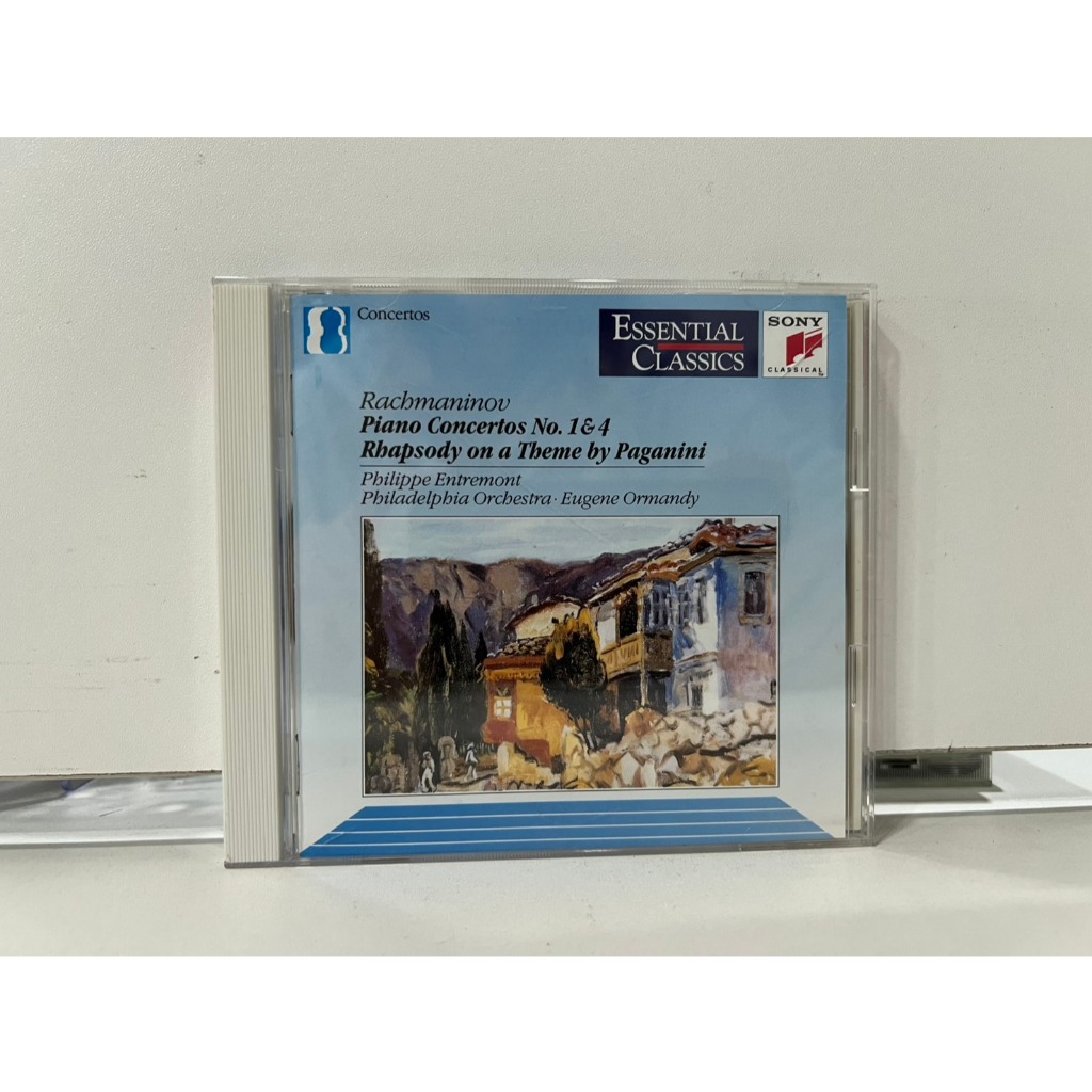 1 CD MUSIC ซีดีเพลงสากล RACHMANINOV: PIANO CONCERTOS NO.1 & 4-ENTREMONT ORMANDY (N7E107)