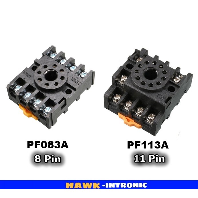 ขารีเลย์ ซ็อกเก็ตรีเลย์ 11 ขา  PF113A 11 pin relay socket
