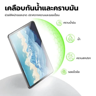 GOOJODOQ ฟิล์มกระจกไอแพด ฟิล์มกระจก Ipad ฟิล์มไอแพด ทนน้ำมัน ทนรอยนิ้วมือ เอชดี ไม่มีฟองอากาศ