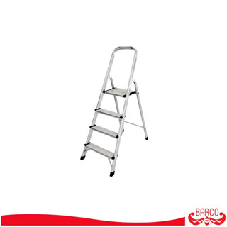 BARCO บันไดอลูมิเนียมมีราวจับ รุ่น 4 ขั้น 0.9 เมตร