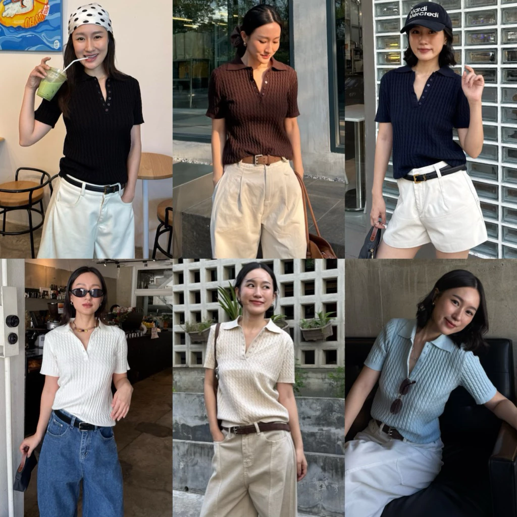198 knockknock - BASIC POLO TOP