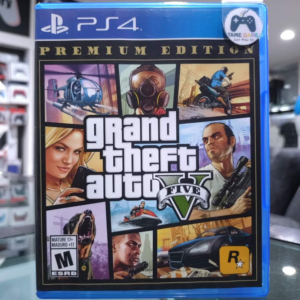 (ซับENG) มือ2 GTA V PS4 มือสอง (เล่นกับ PS5 ได้ GTAV GTA Online Grand Theft Auto V)