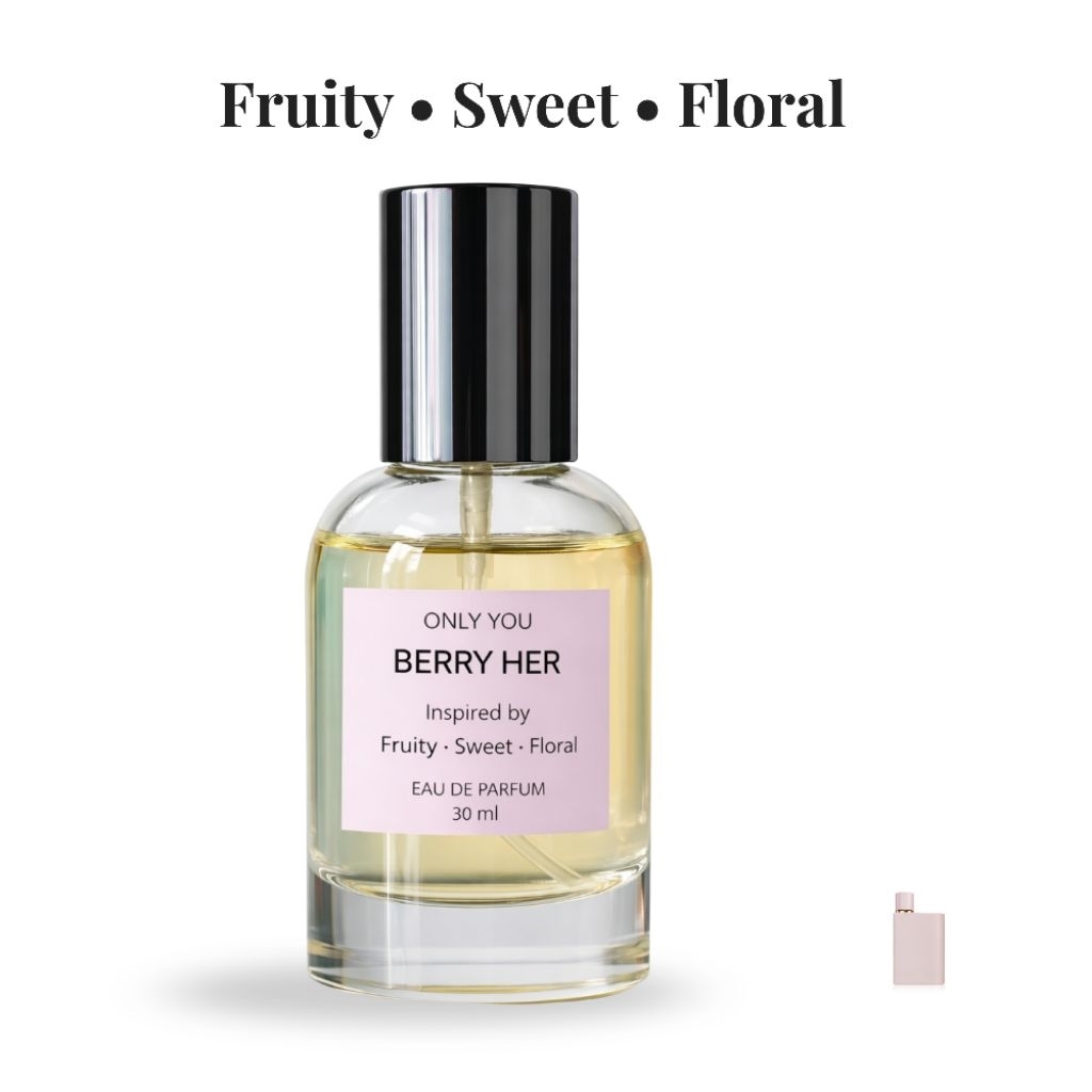 น้ำหอมผู้หญิง BERRY HER 30ml หอมหวานผลไม้ กลิ่นฟลอรัล Eau de Parfum Inspired Perfume