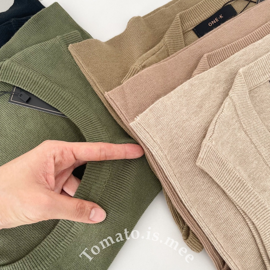 เสื้อกล้ามไหมพรมแขนกุด คอยู ทรงสวย ผ้าเนื้อนิ่ม ใส่สบายเว่อร์ สีเอิร์ธโทน มินิมอล พร้อมส่ง 9 สี !!! (104950) ราคา ถูกที่สุด ดีลบีเคเค แกลเลอรีภาพที่ 3
