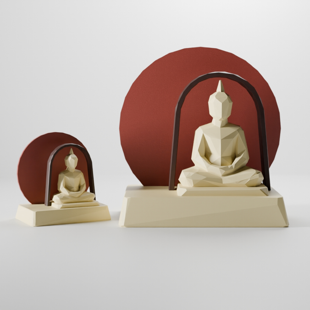 พระพุทธรูป มินิมอล | ปางสมาธิ ZEN SUN - HOLIV Studio