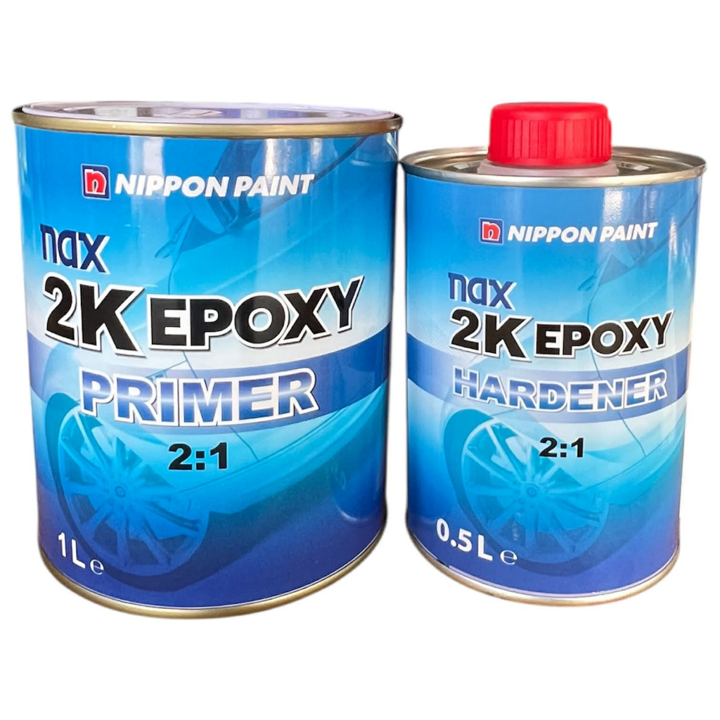 สีรองพื้น เกาะเหล็ก กันสนิม 2K EPOXY PRIMER 2:1 (สีเทา)