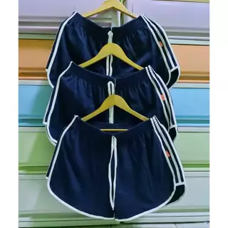 กางเกงขาสั้นผู้หญิงไซส์ใหญ่ XXL-XXXL สาวอวบสายฝอ Bigsize แต่งแถบข้างผ้าคอตตอนนุ่มใส่สบาย
