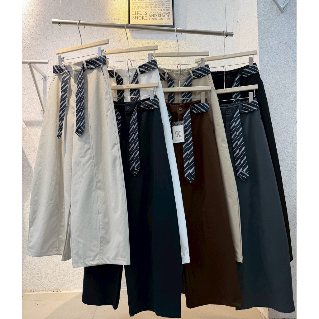 9365#กางเกงทรงกระบอกผ้านุ่มป้ายkeltis – โปรปัง
