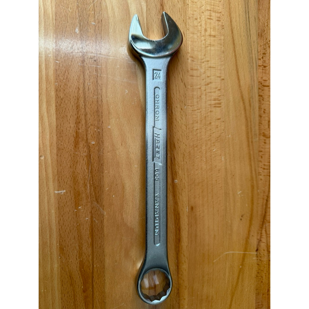 Hazet 603 Germany No.24 ประแจแหวนข้างปากตายเบอร์24