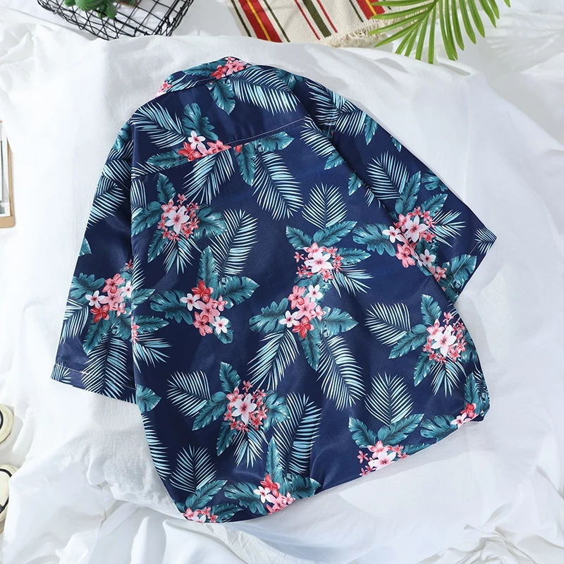 เสื้อเชิ้ตแขนสั้นลายดอกไม้ฮาวายผู้ชาย thumbnail 7