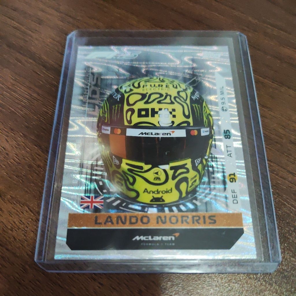 การ์ด f1 topps turbo attax 2025 lightning lids helmet