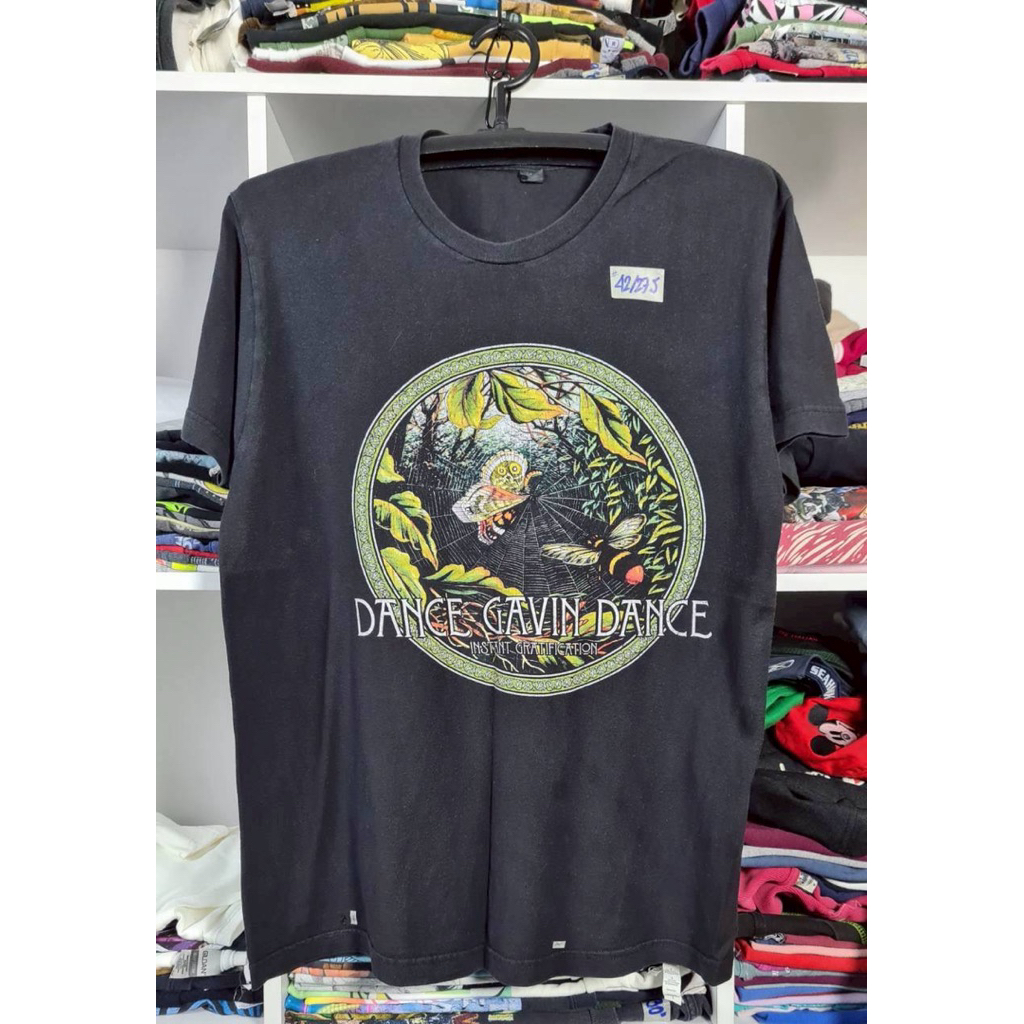 เสื้อ ลายผีเสื้อ Dance Gavin Dance (L) ป้าย TULTEX