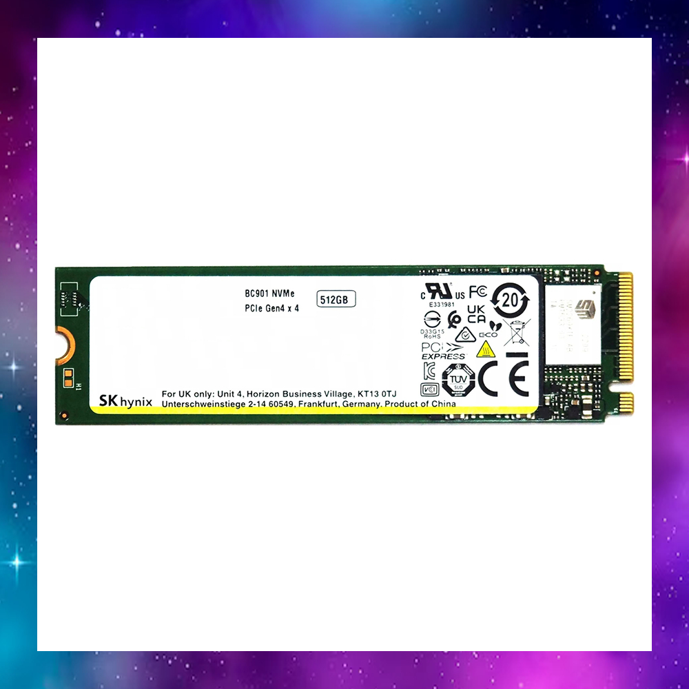 512 GB SSD (เอสเอสดี) SK hynix BC901 M.2 2280 PCIe Gen4x 4 NVMe SSD ใช้งานปกติ