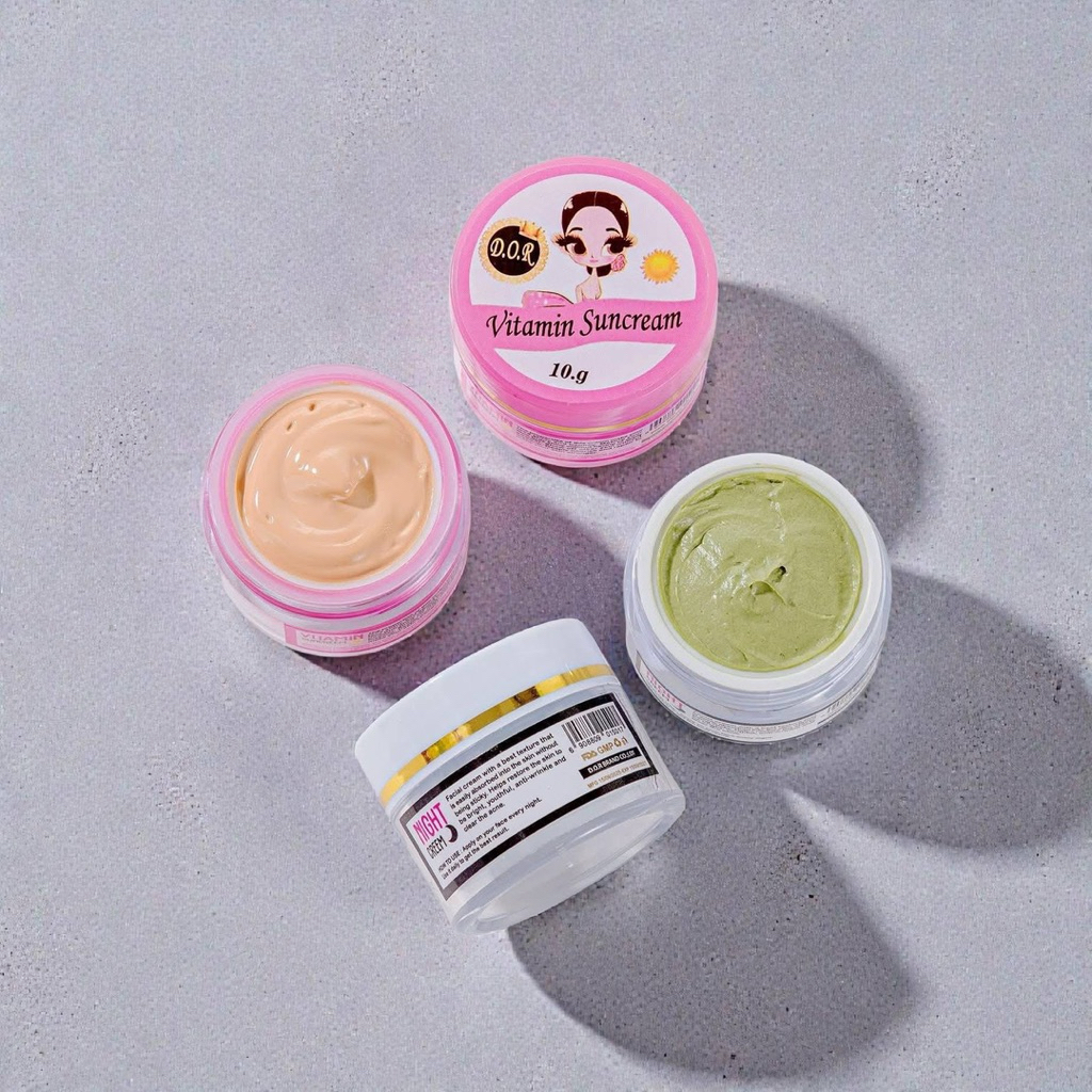 ชุดครีมDORพร้อมส่งเพียงชุดละ270บาท1ชุดมี2ชิ้น(ขนาด10กรัม)