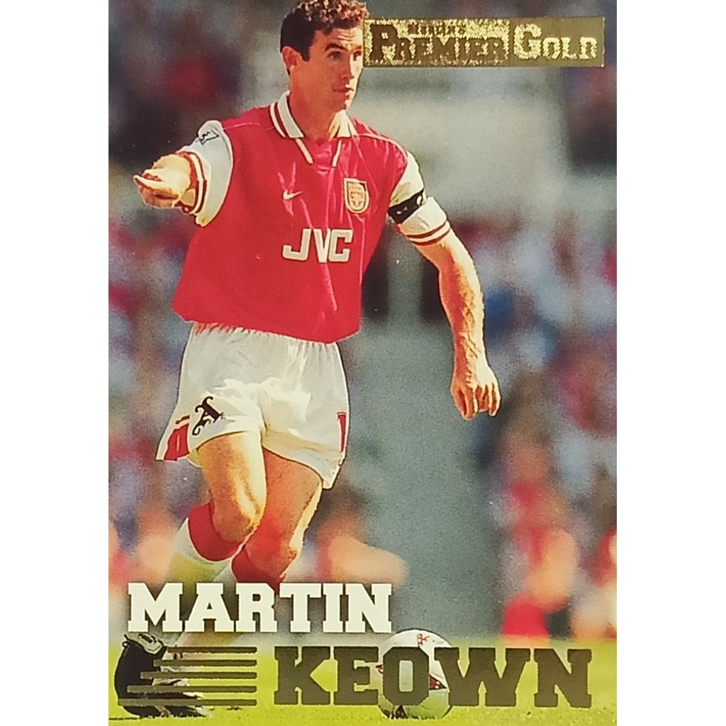 Card MERLIN PREMIER GOLD 1996/97 #008-ARSENAL-MARTIN KEOWN