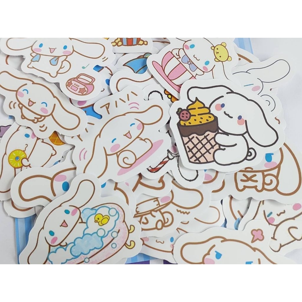 สติกเกอร์กันน้ำ 50ชิ้น จัมโบ้ สติกเกอร์PVC ลายการ์ตูน สติกเกอร์ติดแก้ว Notebook ไอแพด แท็บเล็ต กระเป๋า ติดของใช้