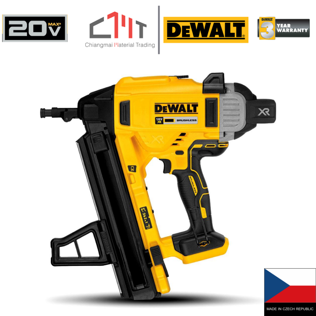 DEWALT เครื่องยิงตะปูคอนกรีตไร้สาย 18V(20V) MAX No.DCN890N-XJ (เฉพาะตัวเครื่อง)