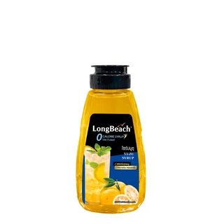 ลองบีชไซรัปขวดบีบไม่มีแคลอรี่ยูซุ ไซรัปหญ้าหวาน (275 ml.) LongBeach Zero Caloreis Yuzu Syrup น้ำเชื่อม/ ไม่มีน้ำตาล