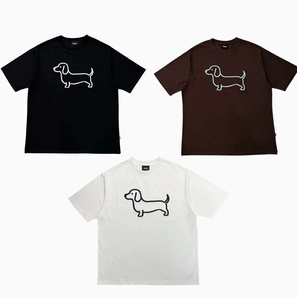 MALI A dog T shirt เสื้อยืดOVER SIZEแขนสั้น