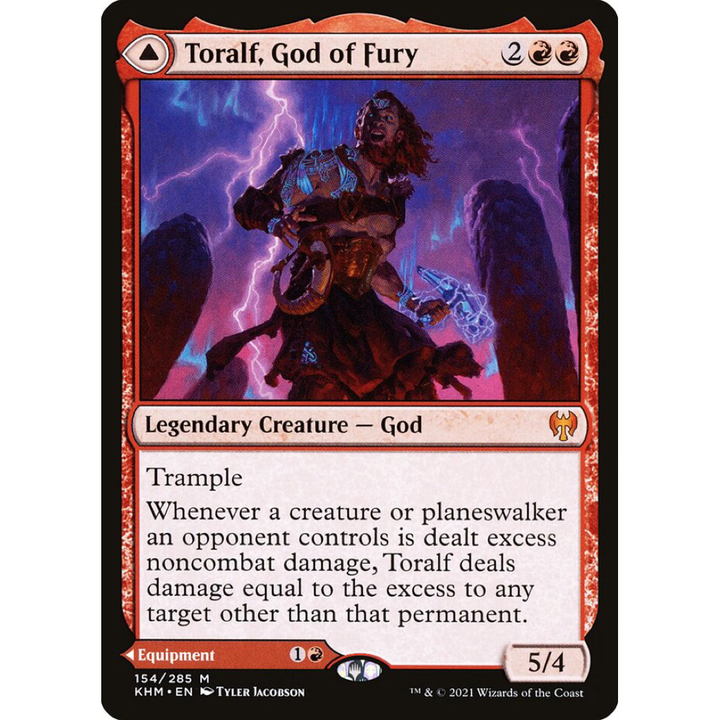 [Kaldheim] - [KHM] - [Toralf, God of Fury] - (M) - [2021]