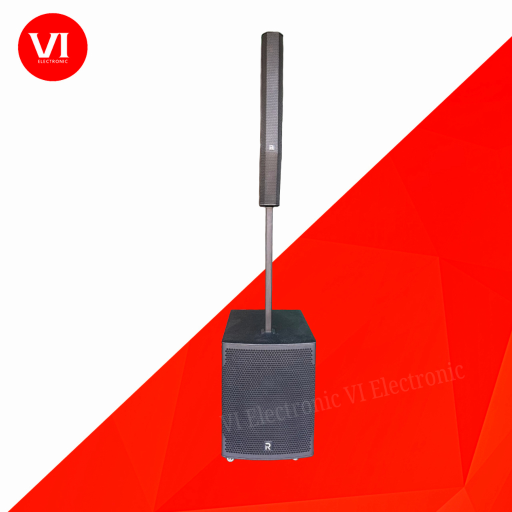 ลำโพงคอลัมน์ River Acoustics S15 ขนาด 15 นิ้ว ลำโพงแอคทีฟ  บลูทูธ กำลังขับ 400บวก400 วัตต์