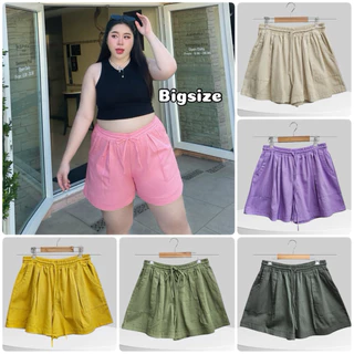 กางเกงยีนส์ขาสั้น เอว32-50นิ้ว plussizeน่ารัก